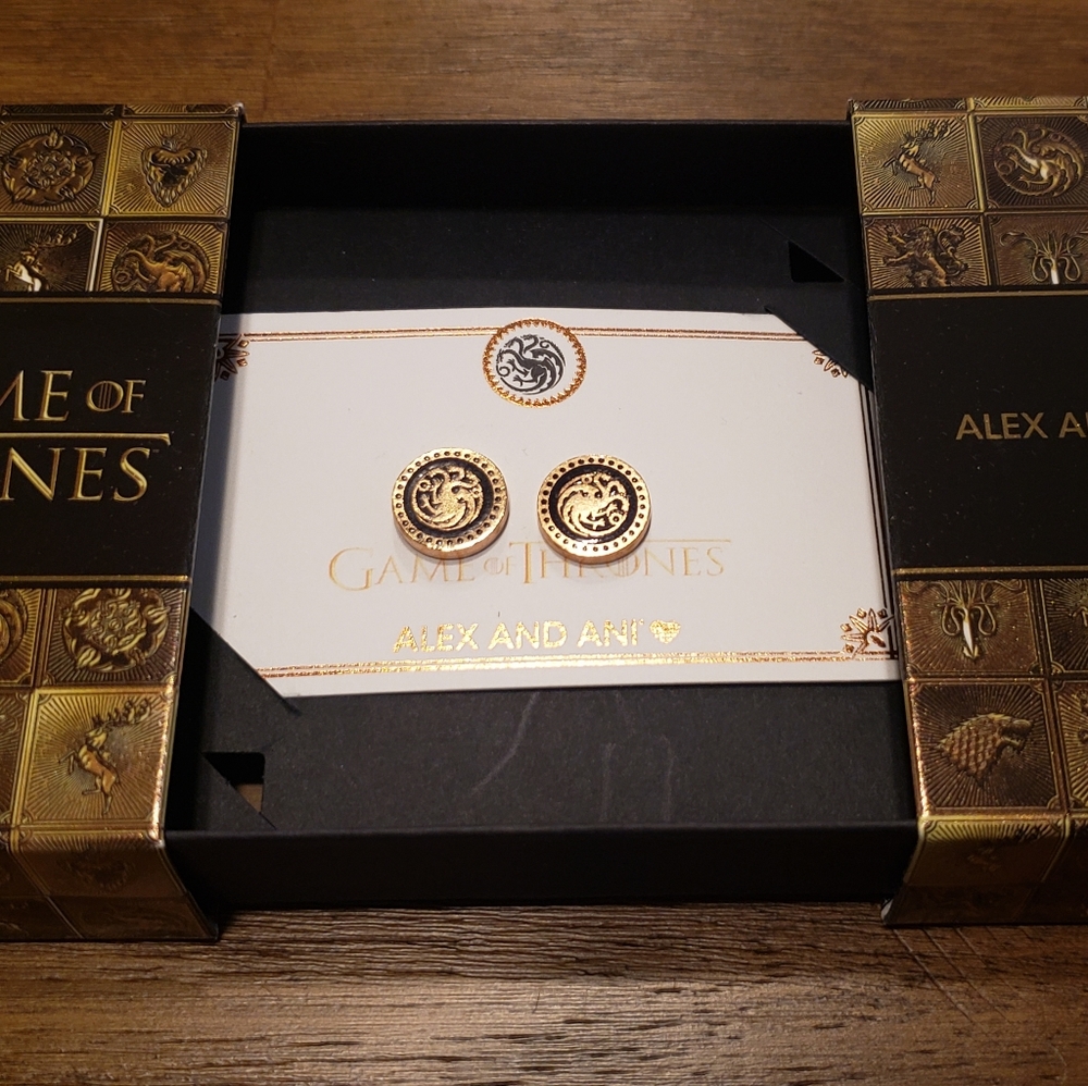 Alex and Ani Game of Thrones Targaryen Studs